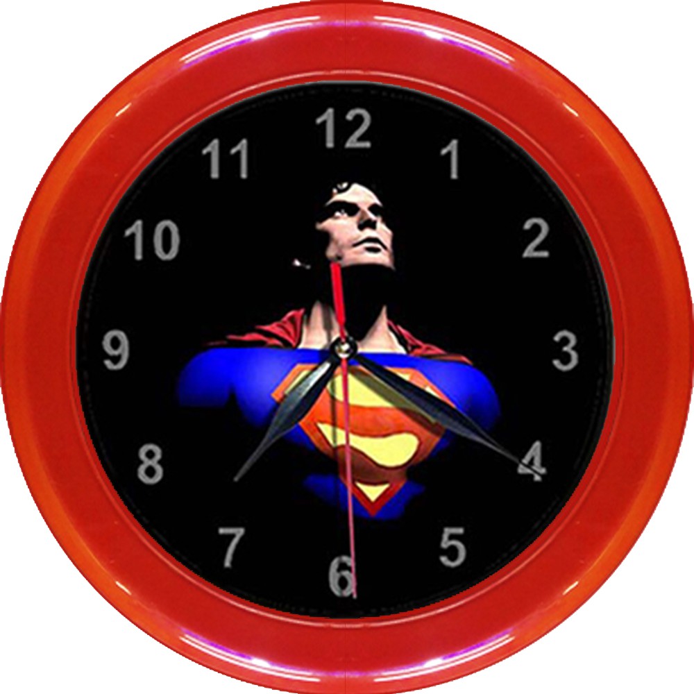 JAM DINDING SUPERMAN 1   (DIAMETER 30CM)