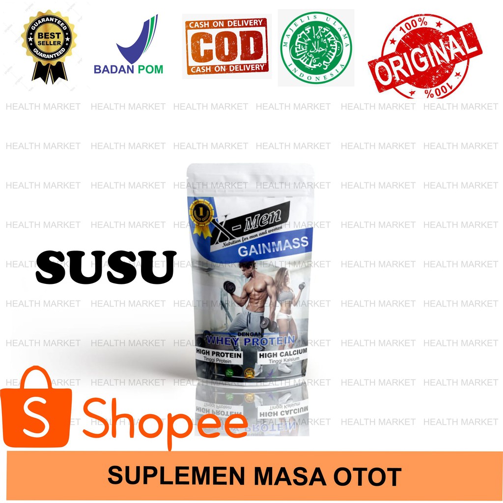 usu Penggemuk Badan X Men Gainmass SUPER WEIGHT GAIN SUPPLEMENT Appeton Pengemuk Badan 100% ALAMI
