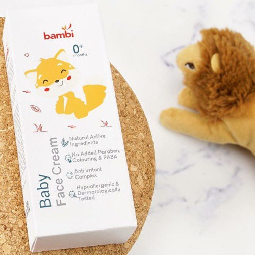 Bambi Baby Face Cream - 50mL | Krim Wajah Bayi