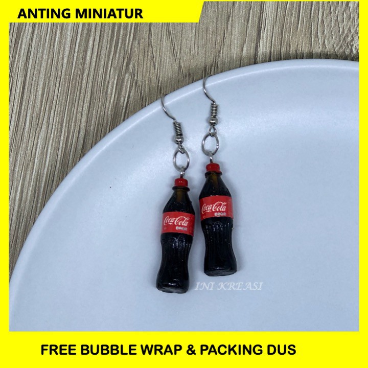 ANTING MINIATUR BOTOL COCA COLA MINI