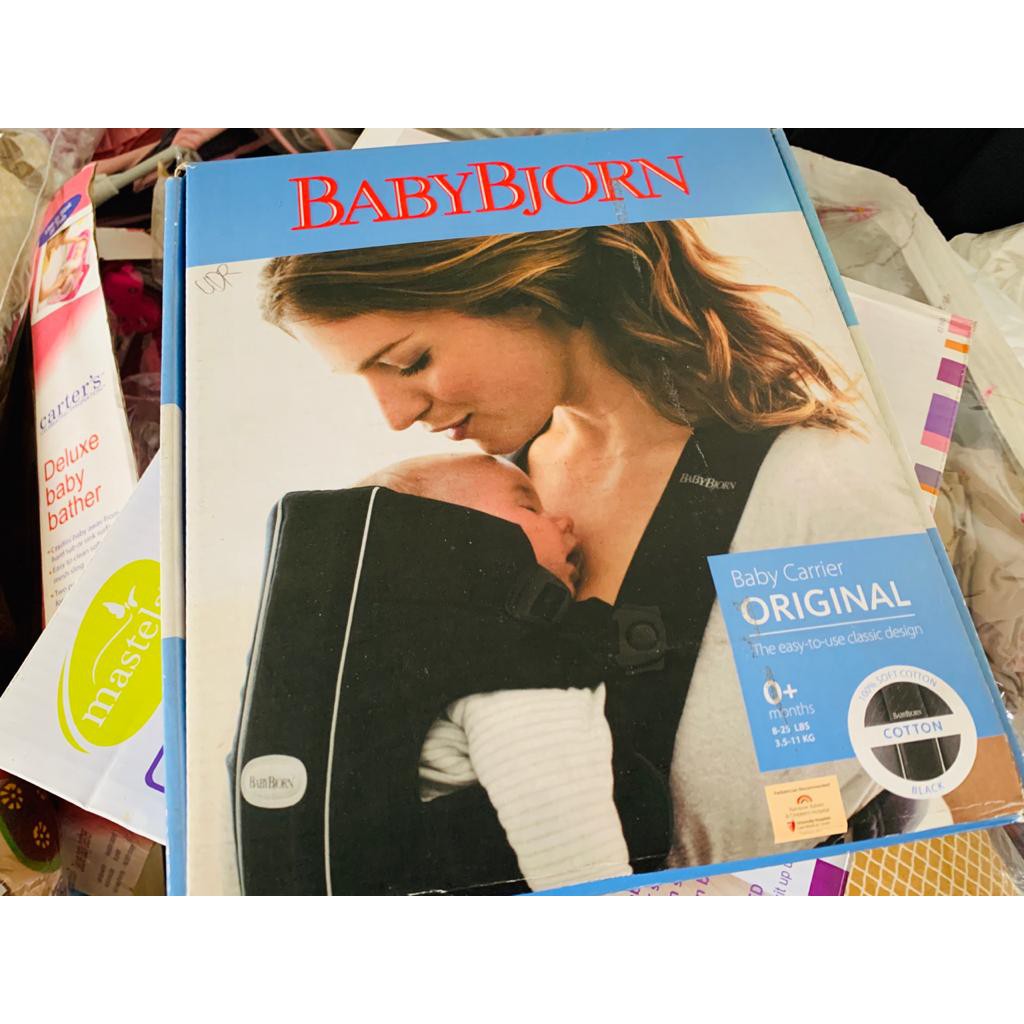 Baby Bjorn Black Baby Carrier (Like New)