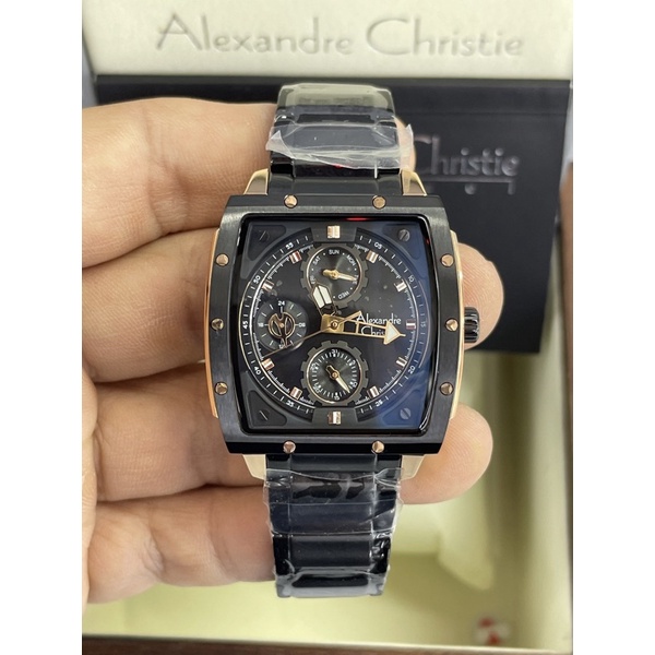 alexandre christie 6376bf wanita black rosegold