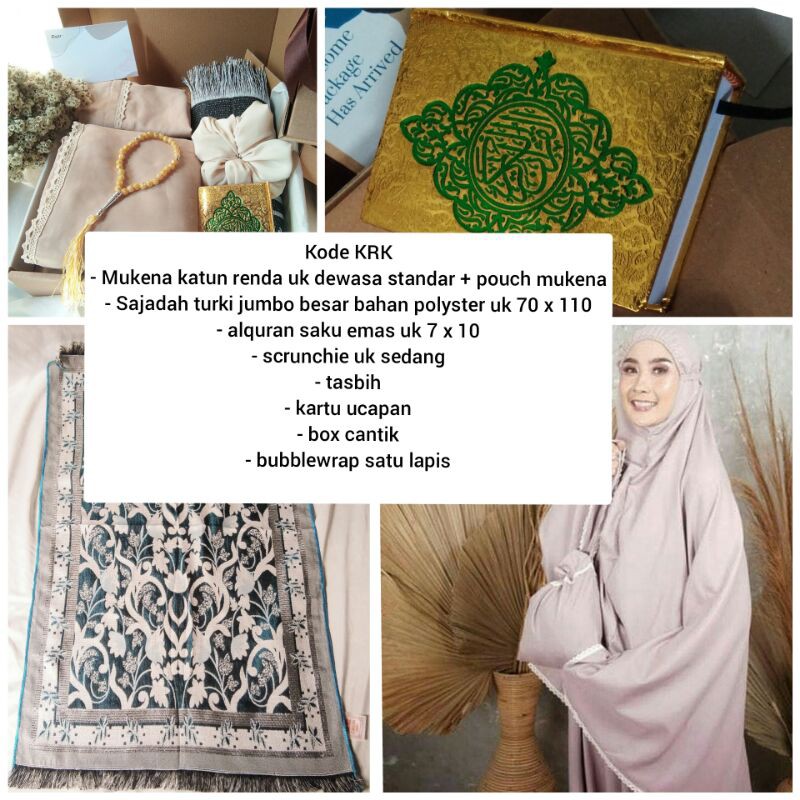 Giftbox Mukena Sajadah/ Hampers Lebaran/ Kado pernikahan/Hadiah wisuda/ Birthday gift