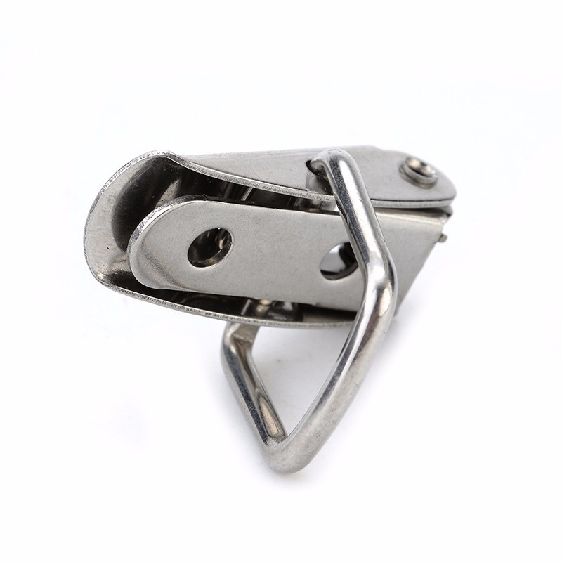 Kancing Kunci Spring Loaded Toggle Latch Catch Hasp - KAK-J107 - OMOT6SSV Silver