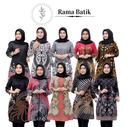 Ramabatik - (cod) Tunik Batik Wanita Terbaru Seragam