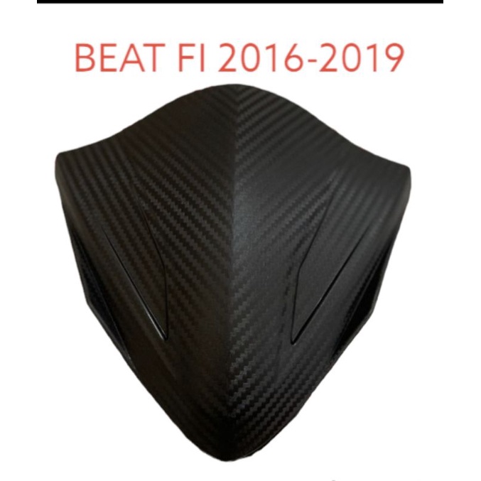 MURAH VISOR BEAT FI 2016-2019 (CARBON &amp; HITAM)