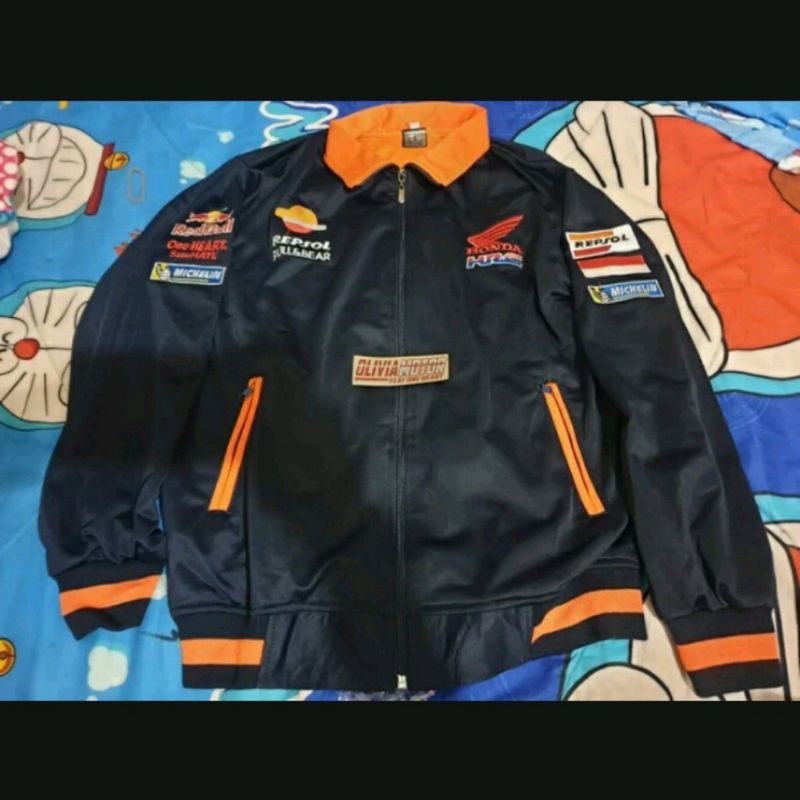 JAKET HONDA REPSOL JAKET PRIA MOTOR GP JAKET RACING REPSOL