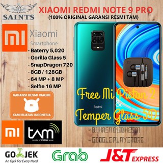 Xiaomi Redmi Note 9 Pro TAM Ram 8GB Rom 128GB 8/128 & 6/64