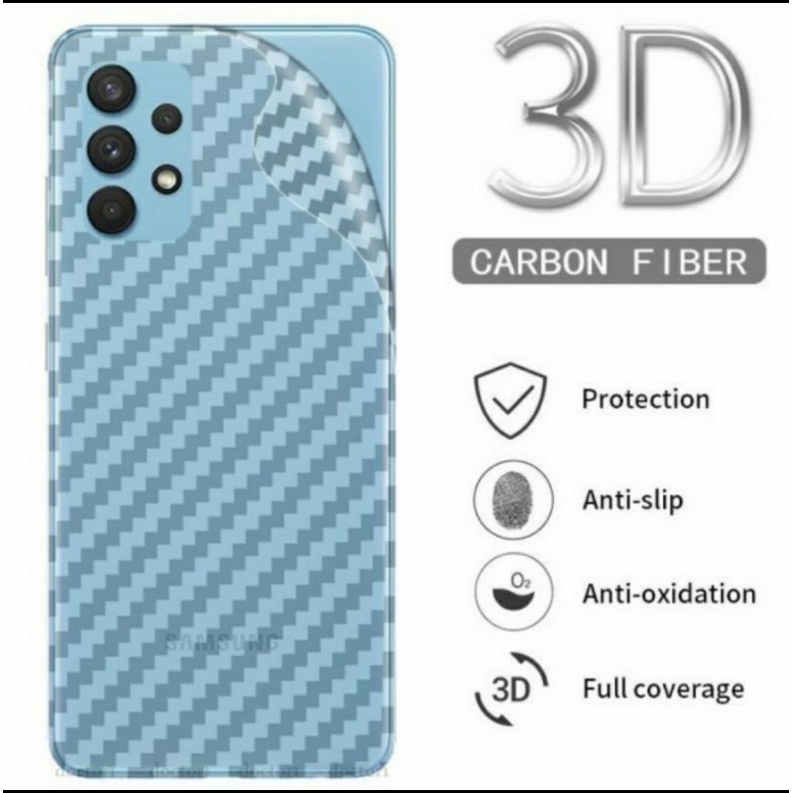 Samsung A13 4G Samsung A23 4G A23 5G skin carbon anti gores belakang karbon