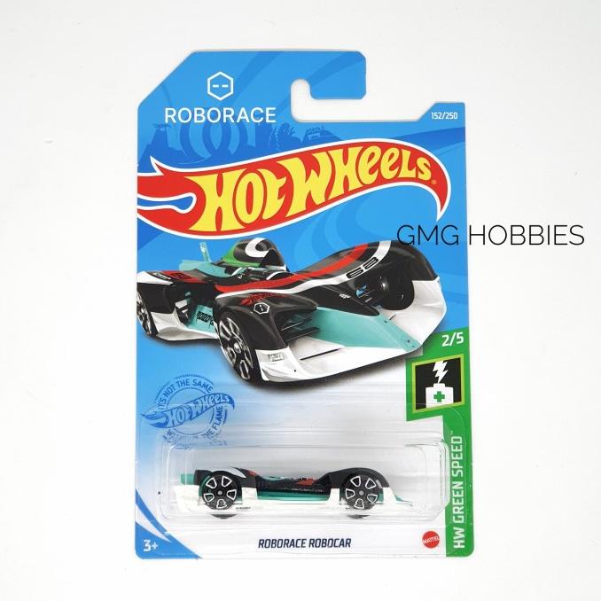 ROBORACE ROBOCAR HW GREEN SPEED HOTWHEELS HOT WHEELS DIECAST - M 2021