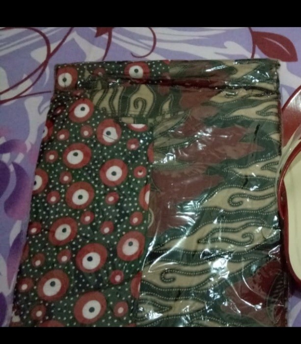 Shalimar Batik Gamis Batik Kombinasi Baju Muslim Dress Longdress Batik Terbaru Batik Pekalongan