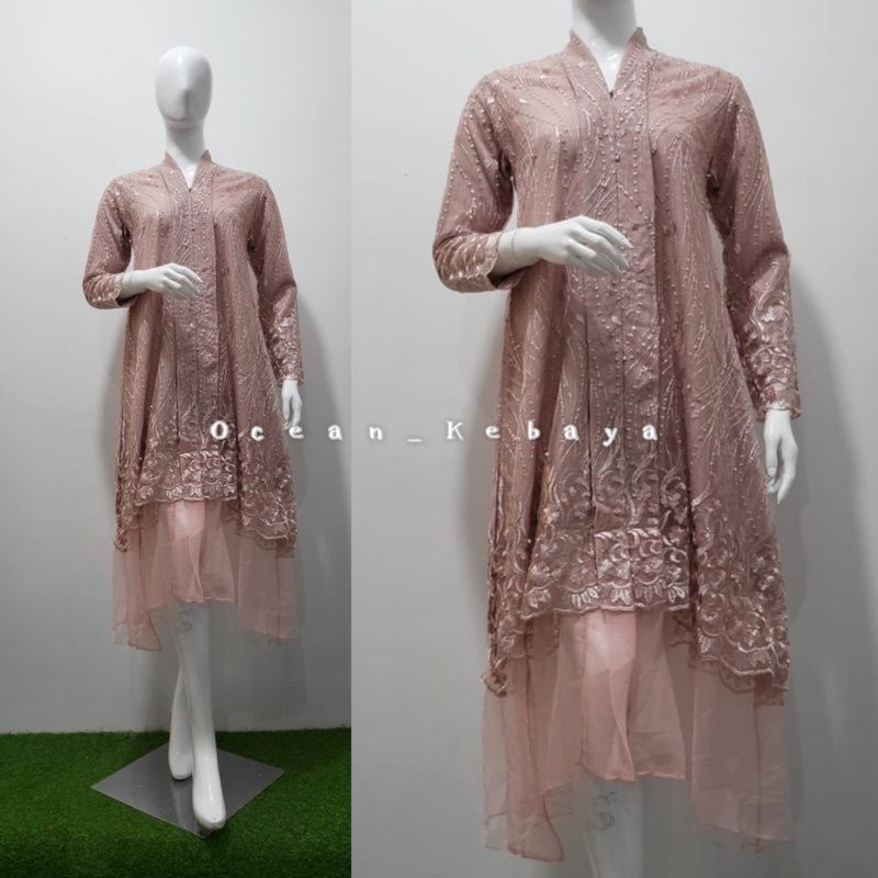 MINI DRESS KARTINI TERBARU - KEBAYA SEMI GAMIS TERBARU - MINI DRESS TULLE BUSUI FRIENDLY - KEBAYA FLOY MINI DRESS