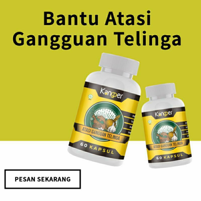 KANGPER OBAT HERBAL RADANG TELINGA TELINGA BERDENGUNG INFEKSI TELINGA