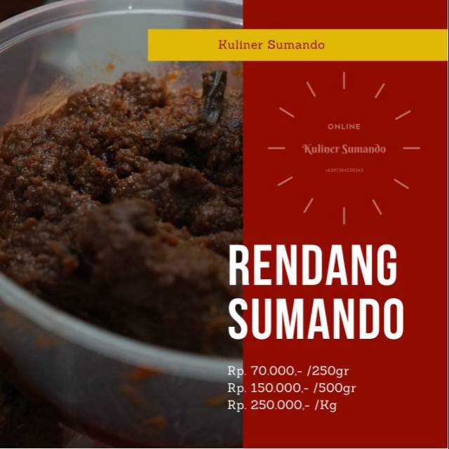 

RENDANG SUMANDO 250GR