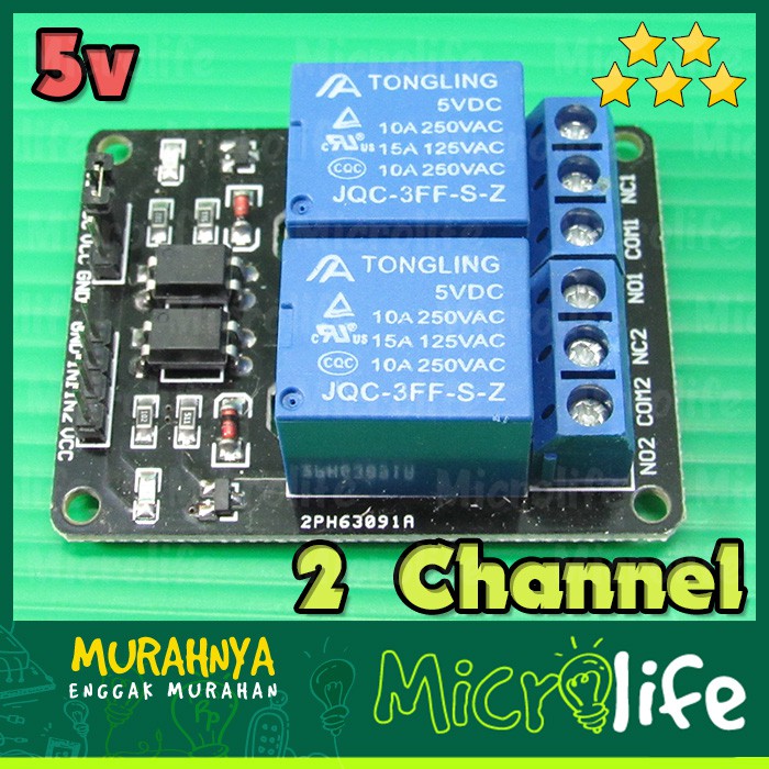 Relay 5v 2 Channel Module