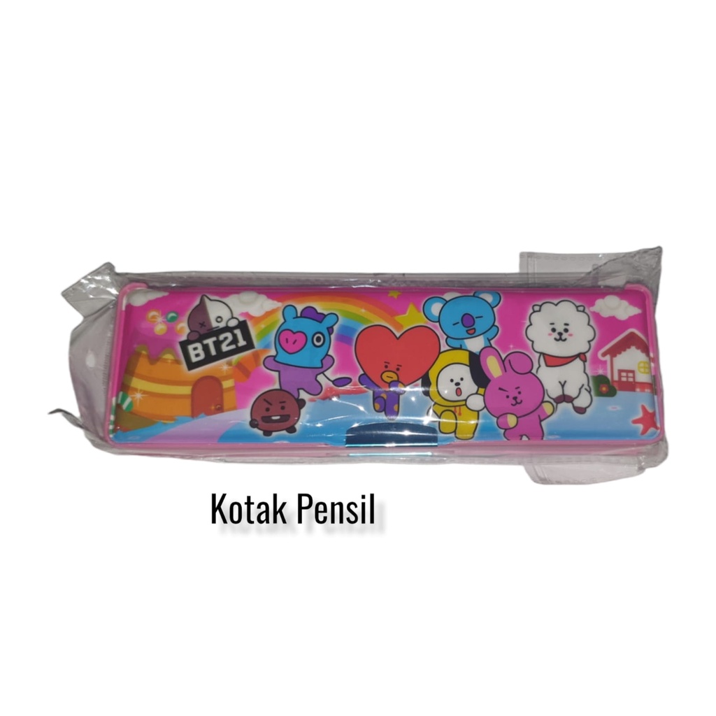

Kotak Pensil Karakter Kotak Pensil Magnet BT21