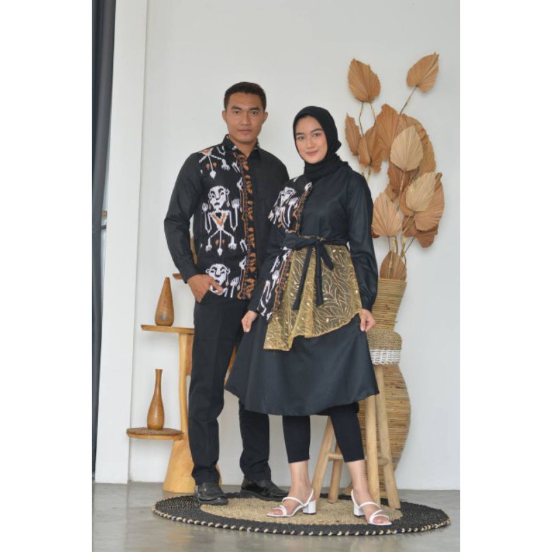 BATIK COUPLE DRESS BROKAT SONGKET COUPLE DRESS BROKAT