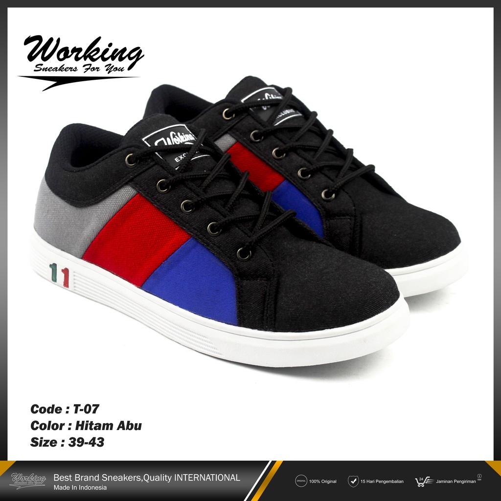 Working Sneakers For You Sepatu Kets T-07