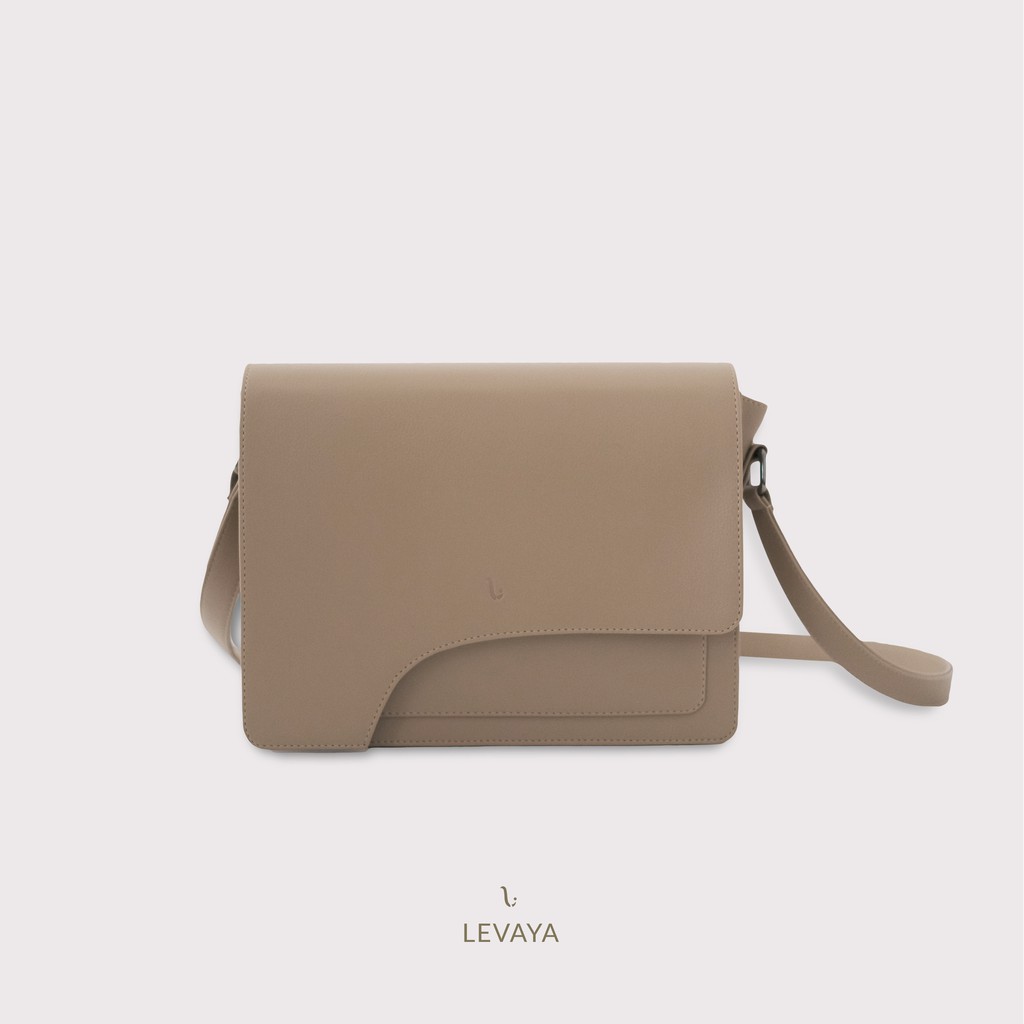 LEVAYA Lovia Sling Bag - Beige - Tas Wanita