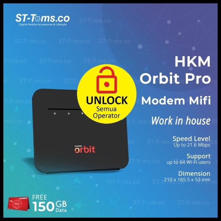 Hkm 281 / Hkm281 Orbit Pro Modem Telkomsel Wifi 4G High Speed