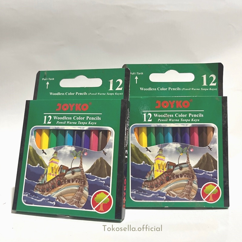 

Joyko Pensil Warna Kecil (12 warna)
