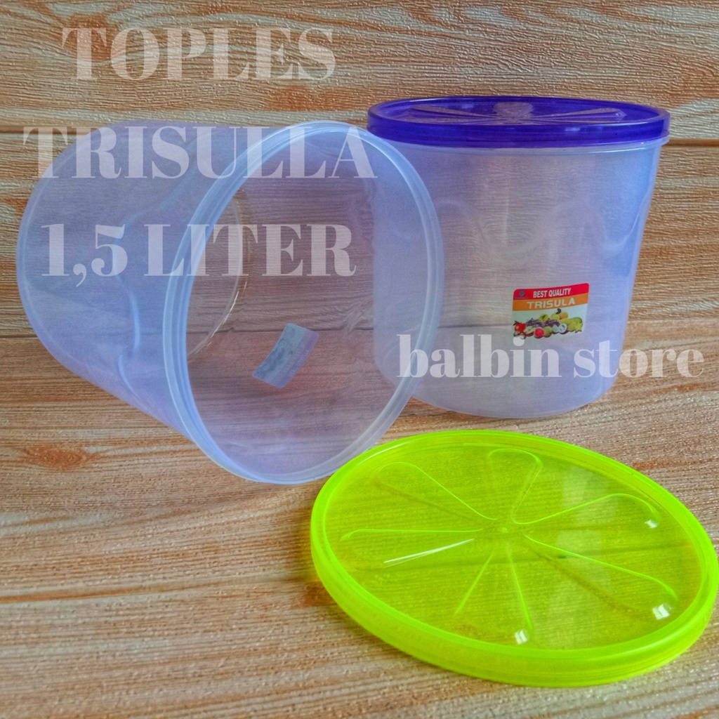 TOPLES PLASTIK TRANSPARAN 1,5 KG // TOPLES BULAT // TOPLES KUE KERING // TOPLES KUE // TOPLES LEBARAN