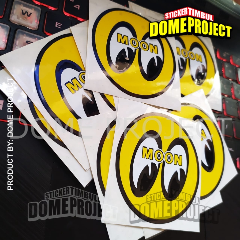 STIKER CUTTING MOTOR LOGO MOONEYES AKSESORIS SEPEDA MOTOR