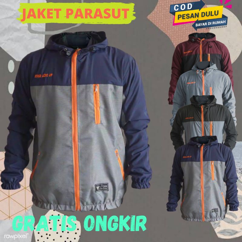 Jaket Parasut Cowok Jaket Parasut Pria Jaket Parasit Pria Jaket Parasut