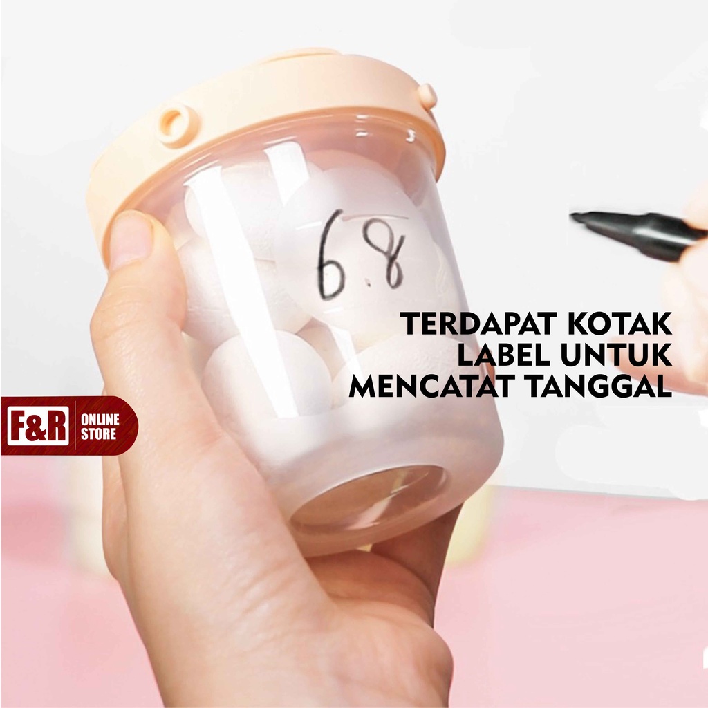 Baby Food Container Mpasi Wadah Tempat Penyimpanan Makanan Kaldu Mpasi Perlengkapan Mpasi BPA Free Food Grade