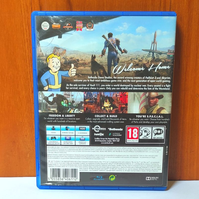 Fallout 4 PS4 Kaset Fall Out Fallout4 IV Playstation PS 4 5 CD BD Game Games Fallouts Falout Original Asli Fallout 4 1 2 3 76