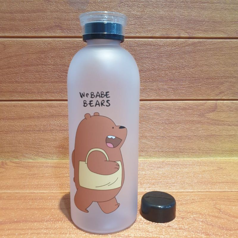 Botol Minum Bear 1000ml / Botol Minum 2 Tutup / Botol Minum 2 Model / Botol Minum Murah