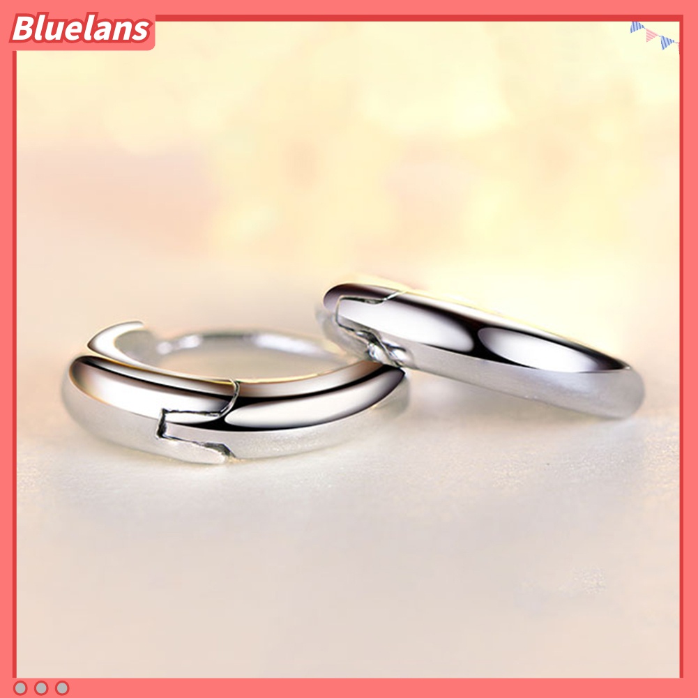 Anting Hoop Huggie Kecil Lapis Silver Untuk Pria Dan Wanita