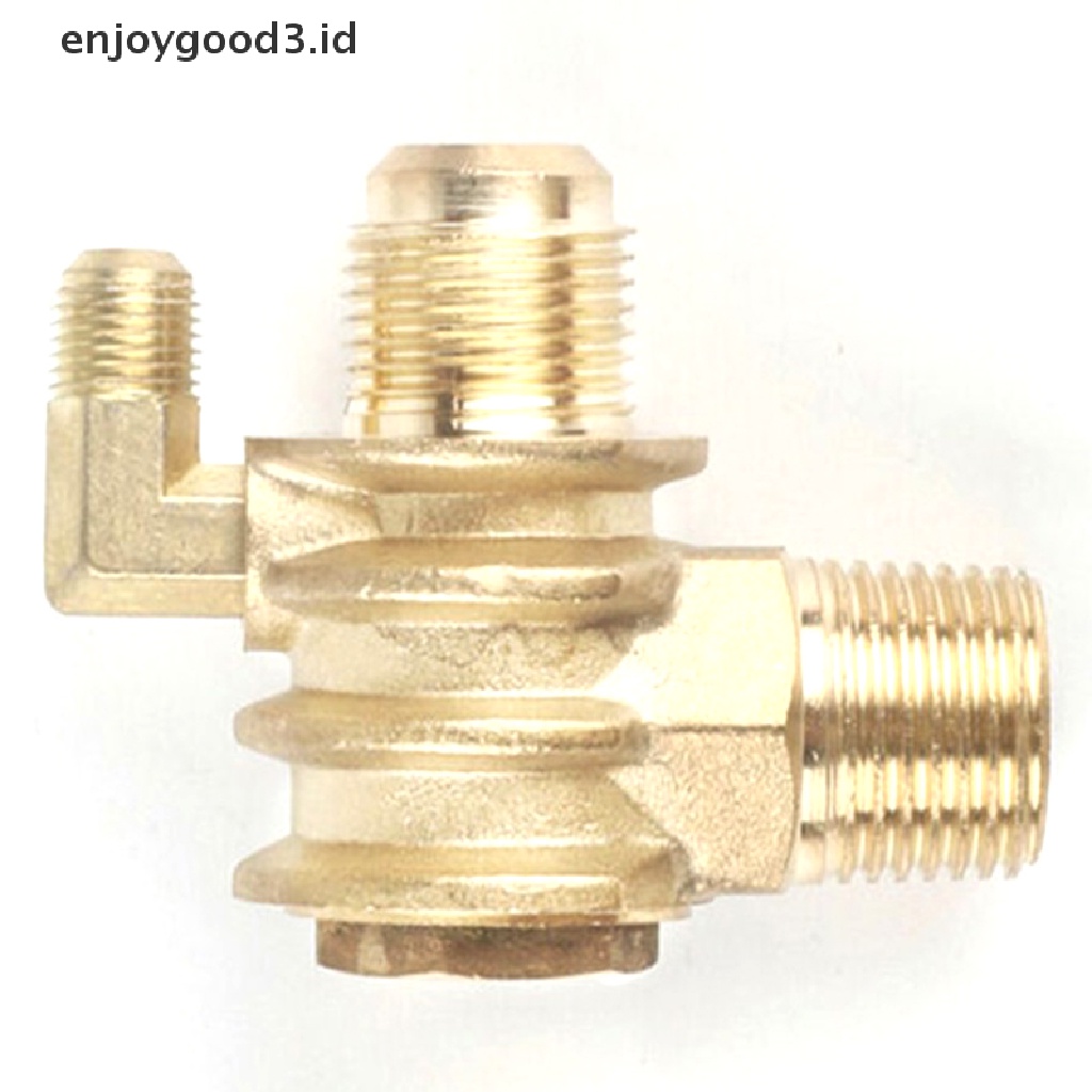 Kompresor Udara 3 Arah Male-Threaded Ukuran 20x19 X 10mm