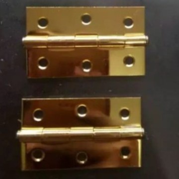 ENGSEL LEMARI POLOS KW MODERN KUNING & HITAM - 1 LUSIN - Wikishop