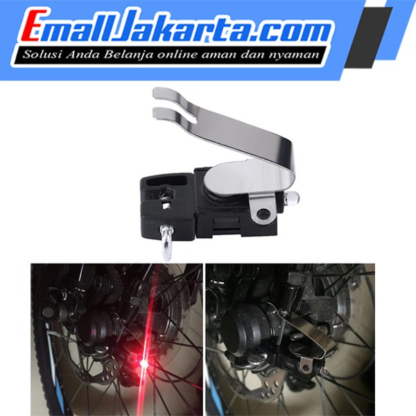 Lampu Rem Sepeda Gowes Vbrake Led Belakang Depan Led Baterai