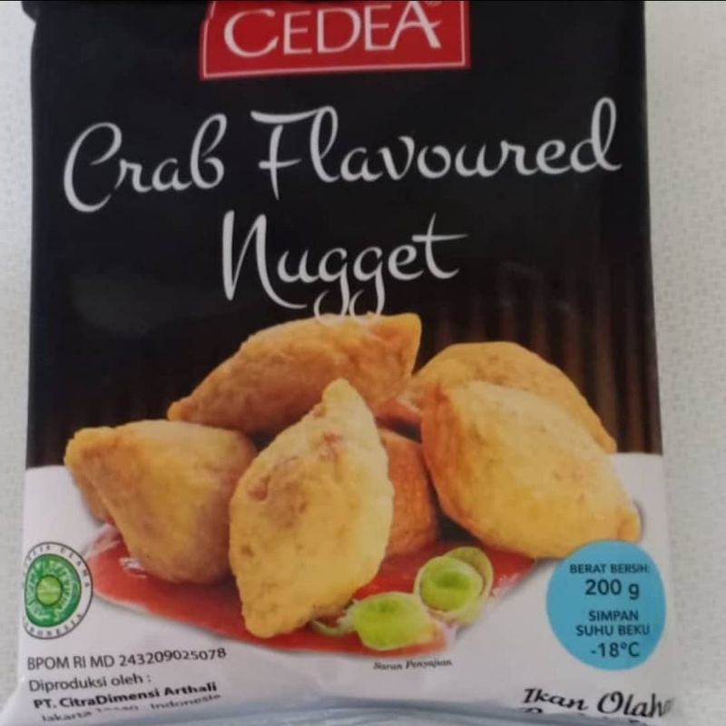

Crab flavoured nugget