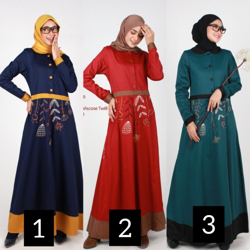 gamis DANNIS terbaru || gamis Dannis || terbaru gamis premium || gamis dannis ••