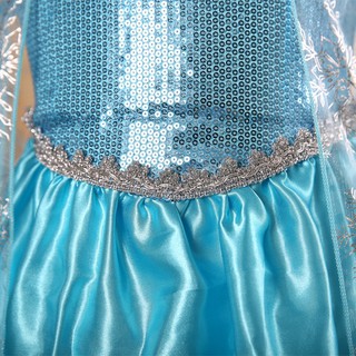  Baju  Kostum Frozen Elsa  Gaun Putri  Cosplay Princess Anak  