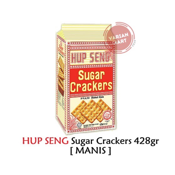 

HUP SENG Sugar Crackers 428g / Biskuit Hupseng Manis