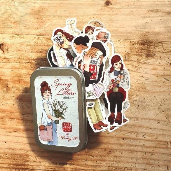 

Cafe Analog x Windry Ramadhina Spring Girls Limited Stickerbox