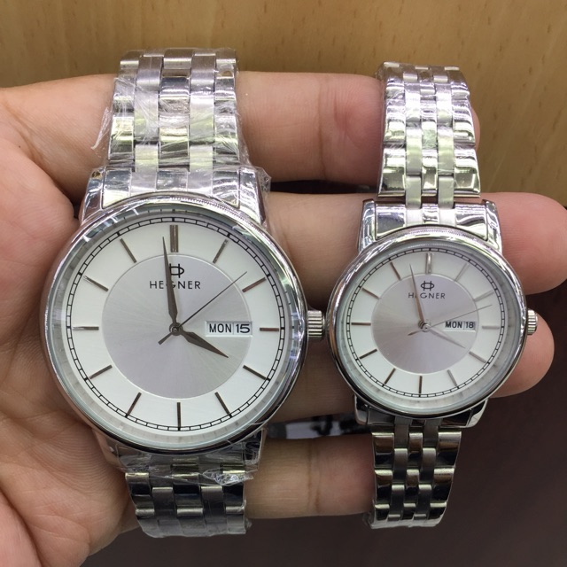 Hegner original tali rantai Silver 1 couple pria/wanita 5049G/L