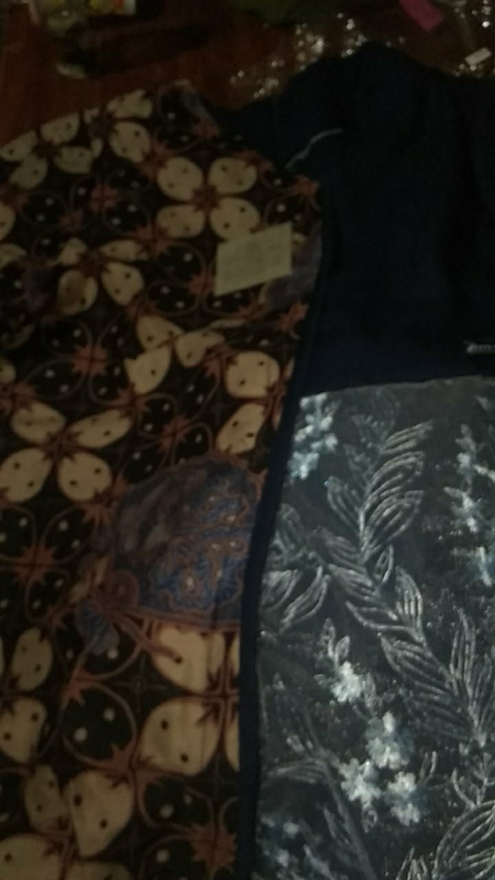 Batik Atasan Wanita Tey-17 Batik Wanita Asj Sa Hrb026 Kenongo Kemeja Tosca Pendek