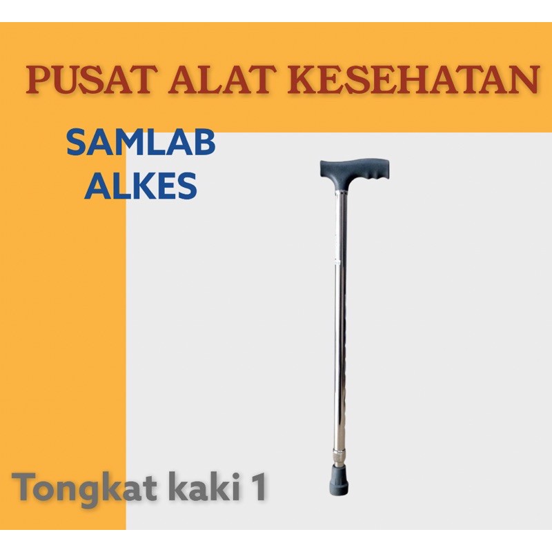 Tongkat Jalan Kaki 1 / Tongkat Orang Tua /Tongkat Jalan/Tongkat Gea FS920 L GEA MEDICAL SAMLAB ALKES