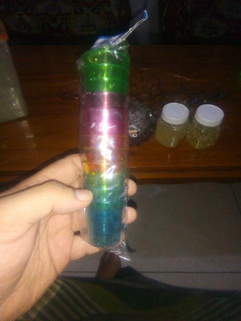 Gelas Sloki Plastik / Shot Glass , Warna Warni