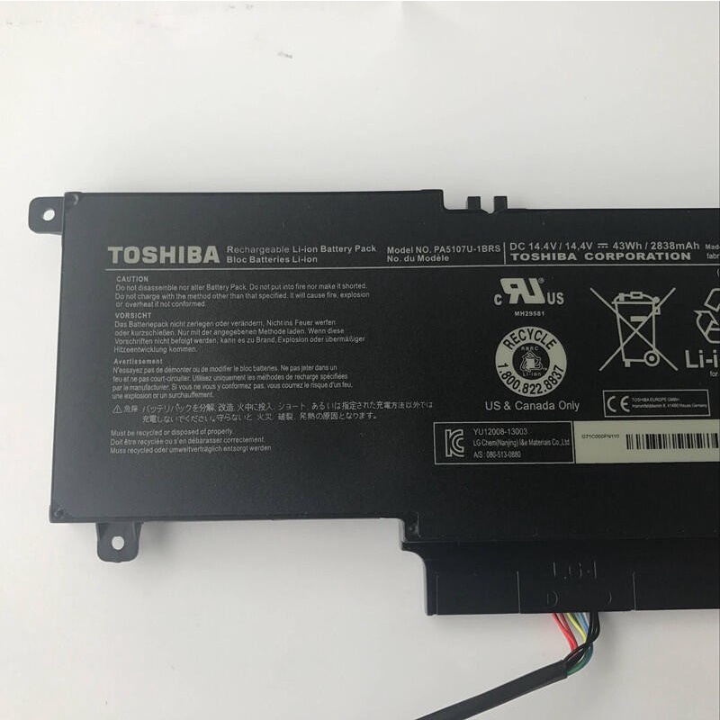 Baterai Toshiba Satellite L40A L55 L55t Series / PA5107U-1Brs ORIGINAL