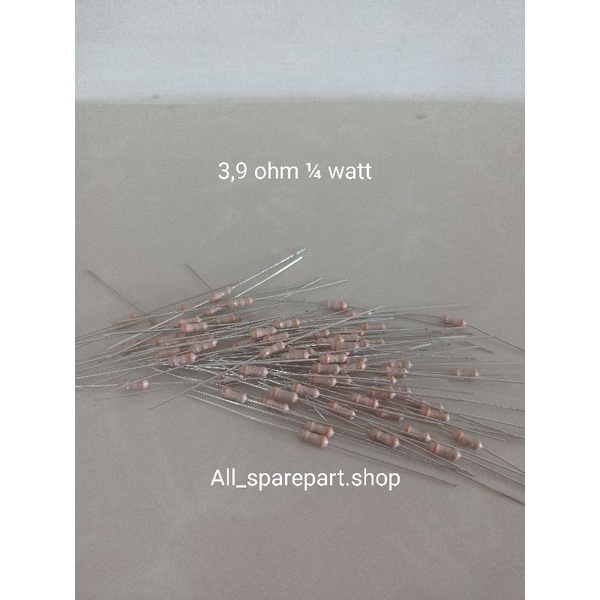 Resistor 3,9ohm 1/4 watt 10pcs