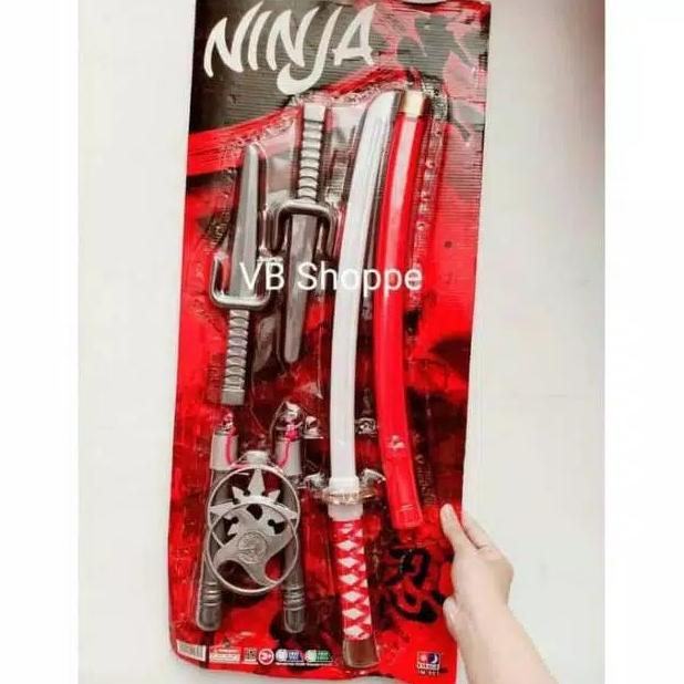 Promo Awal tahun mainan anak samurai ninja warrior katana naruto hatori pedang panjang Promo Awal