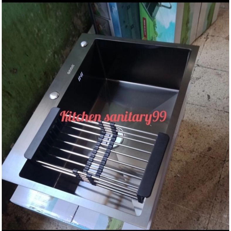 Kitchen sink Onan 7050 satu lobang/ Sink Onan satu lobang