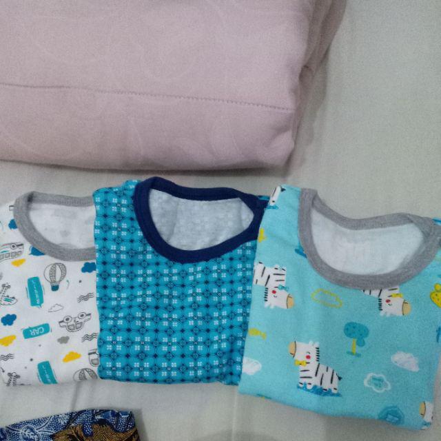 1 Pak ( 3 Setel ) Libby Oblong Pendek Mix Batik Boy Sml Mix