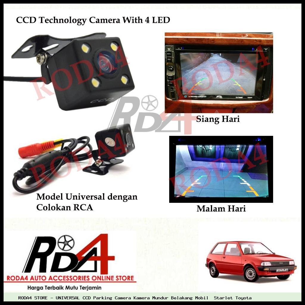 UNIVERSAL CCD Parking Camera Kamera Mundur Belakang Mobil  Starlet Toyota